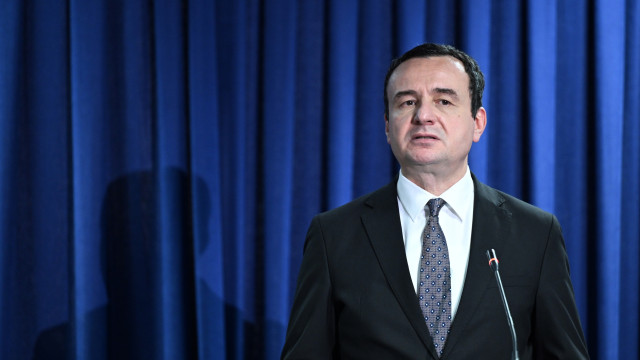 KOSOVO PM ALBIN KURTI