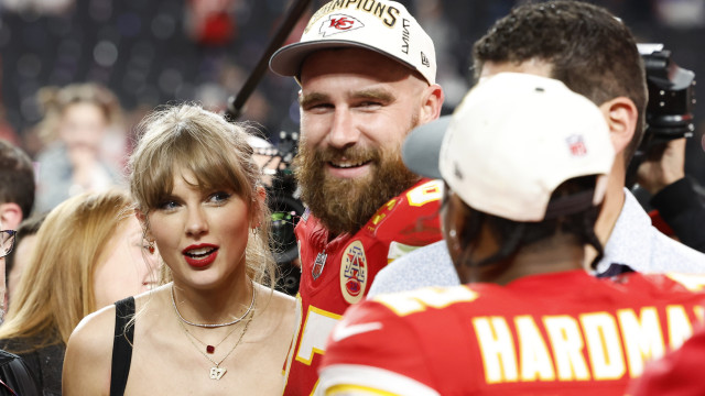 Taylor Swift celebrates her boyfriend Travis Kelce's Super Bowl win