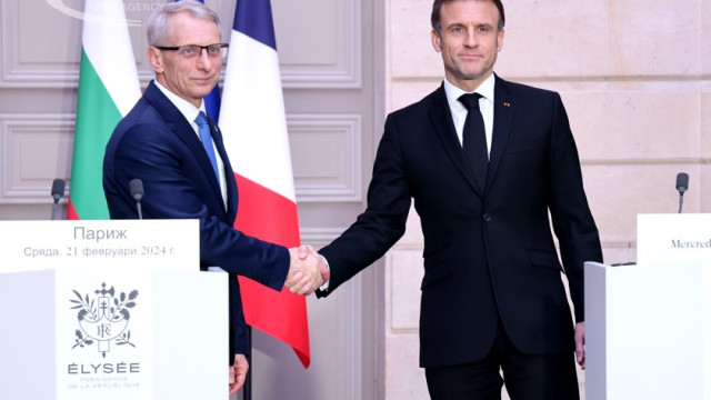 Academician Denkov is in the French capital at the invitation of President Macron
