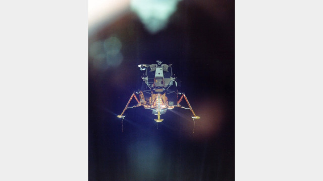 The US lunar module has gone permanently "asleep" after the historic landing
