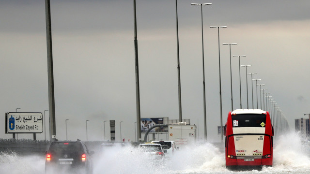United Arab Emirates had its heaviest rainfall in seventy-five years, briefly grounding flights