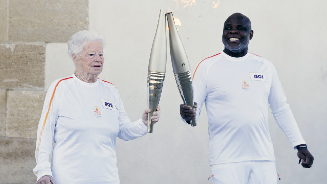 Olympic flame takes off on French soil from Marseille